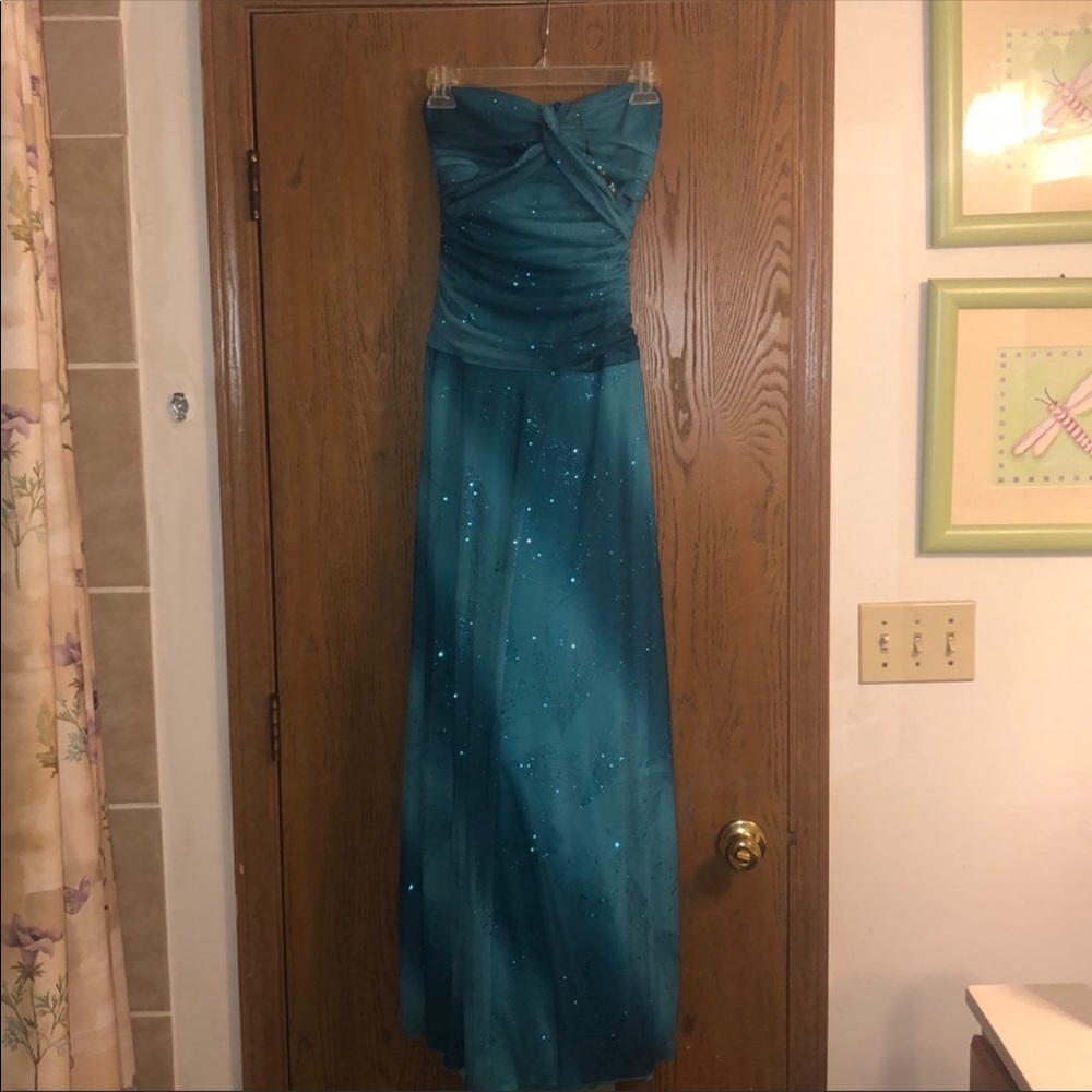TEAL Prom Dress